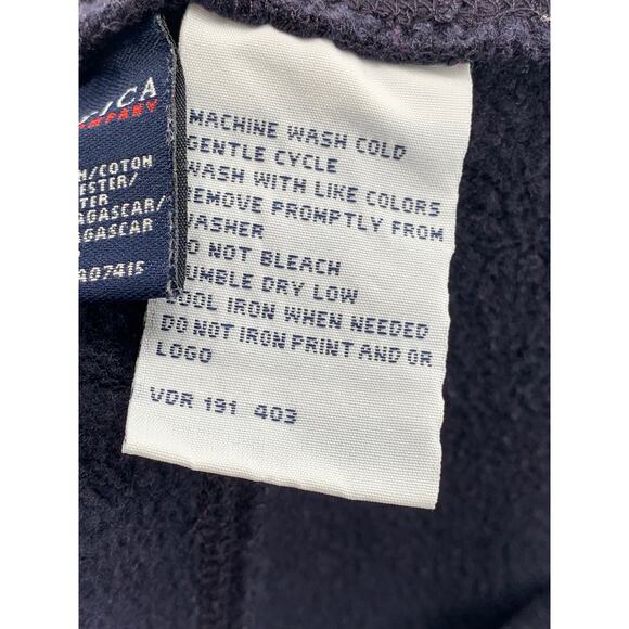 NAUTICA JEANS COMPANY Women's Vintage Navy Wide-Leg Relaxed-Fit Sweatpants SZ S - Picture 10 of 10